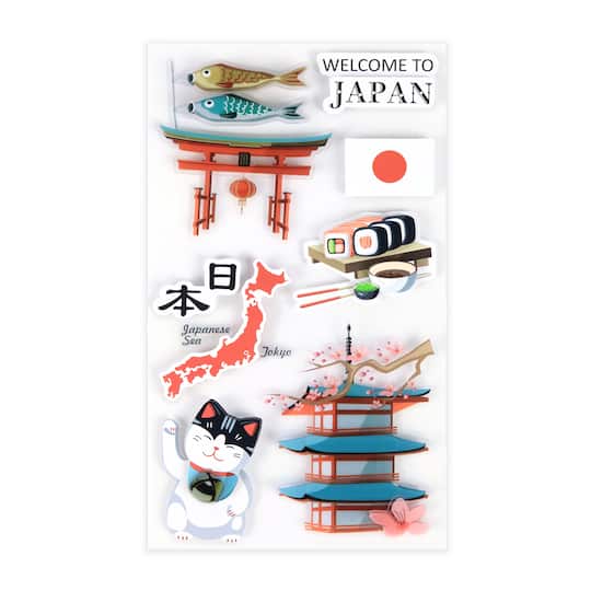 12 Pack: Japan Stickers by Recollections™